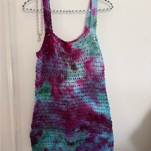 Multicolor Crochet Dress